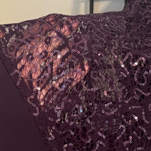 Cocktail dress Size 16W Color Eggplant - Picture 3 of 7